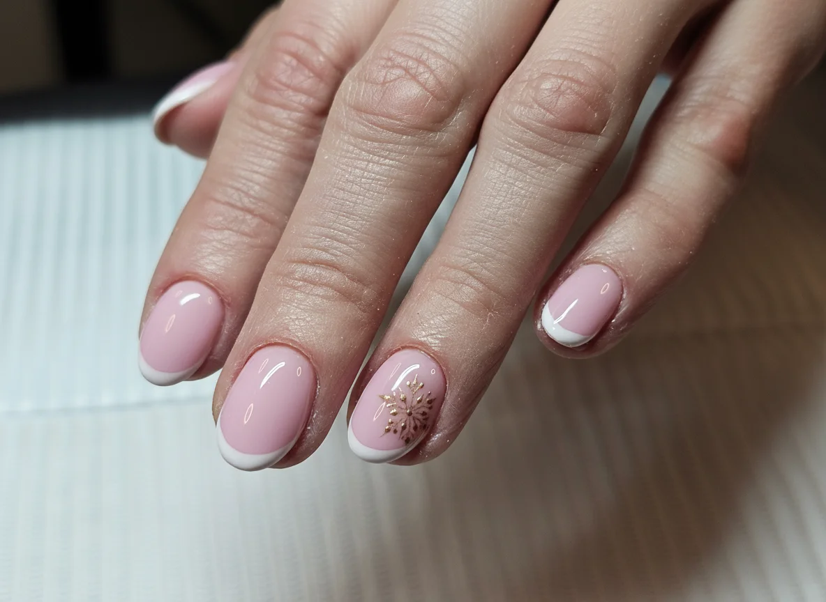 Manicure hybrydowy + french